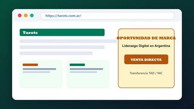 Modelo de aplicación comercial y proyectos digitales para tarots.com.ar